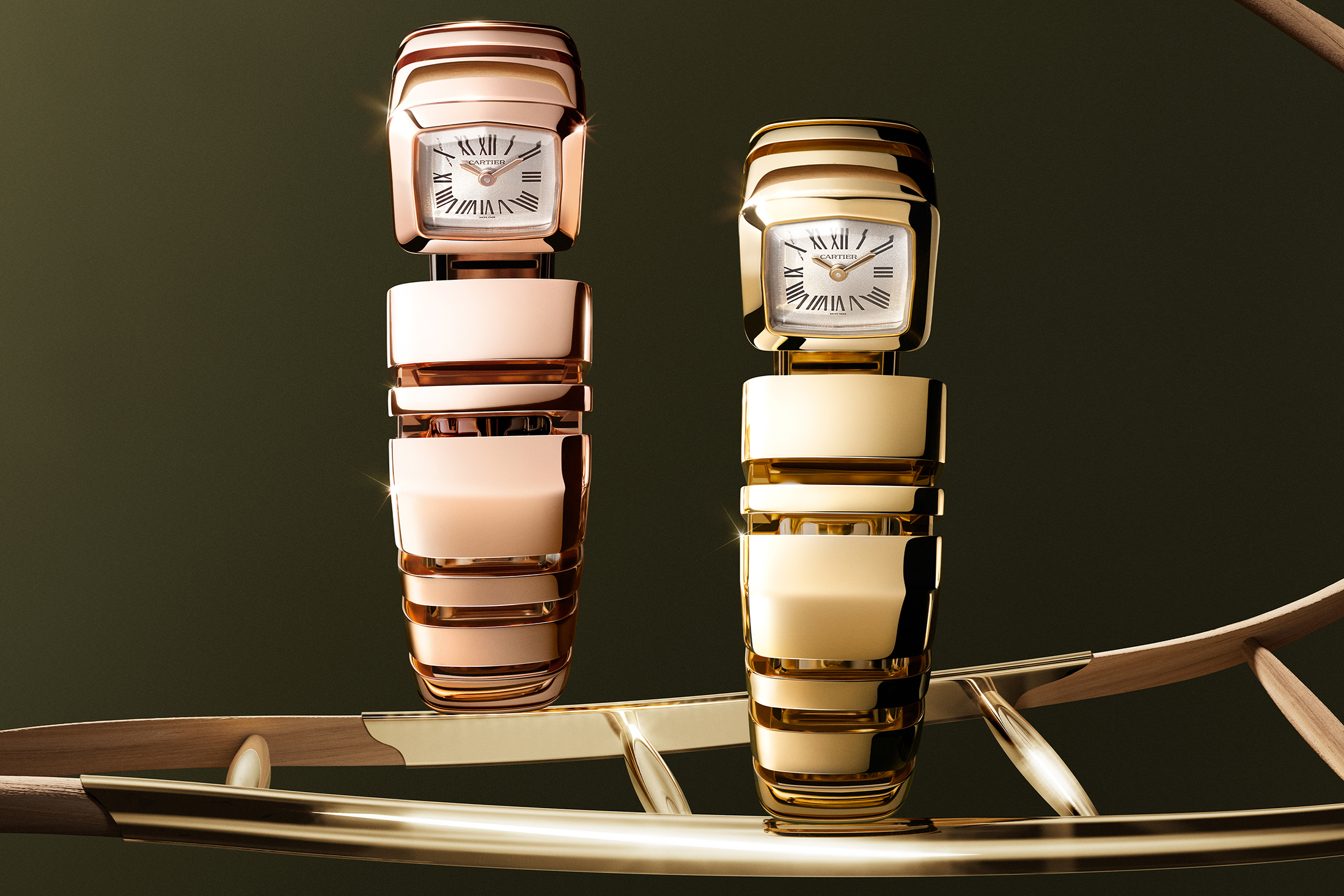 Cartier Reflection Plain Gold Replica