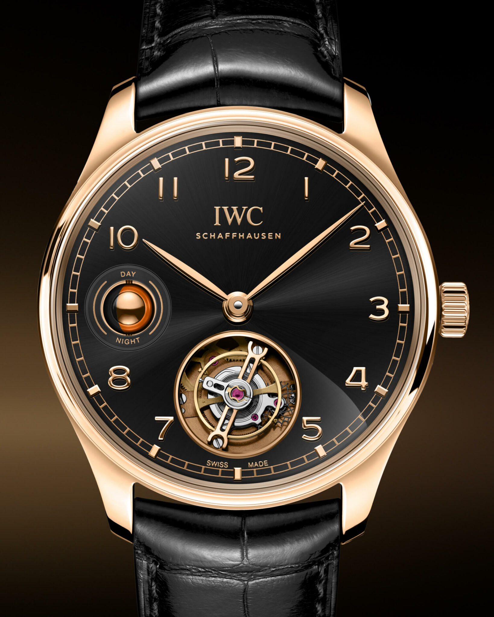 IWC Portugieser Handwound Tourbillon Day Night IWC545901 Replika