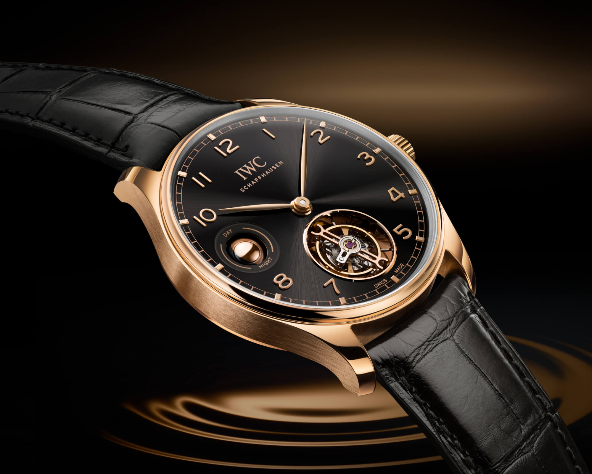 IWC Portugieser Handwound Tourbillon Day Night IWC545901 Replika