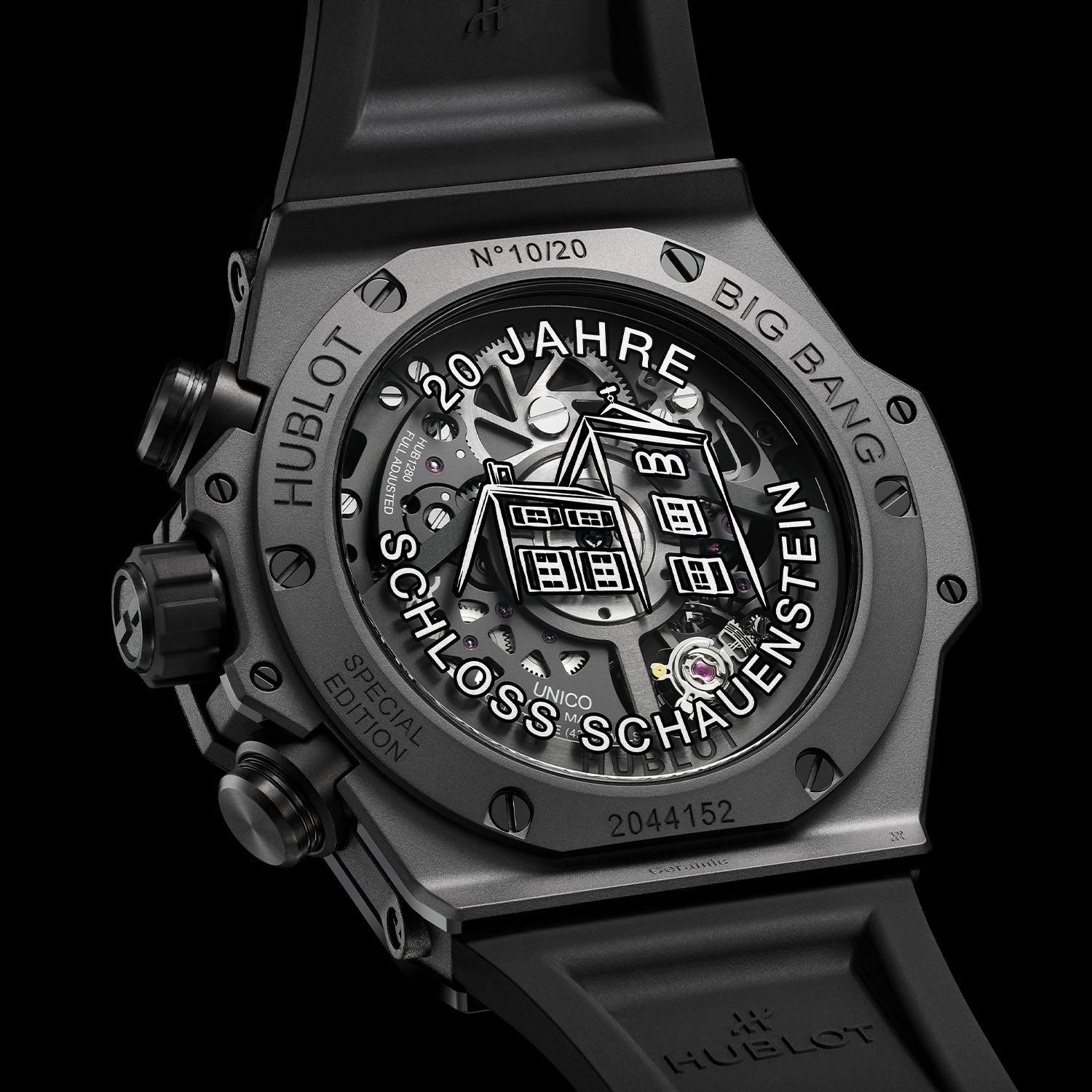 Andreas Caminada Hublot Big Bang Unico All Black Schloss Schauenstein Replika