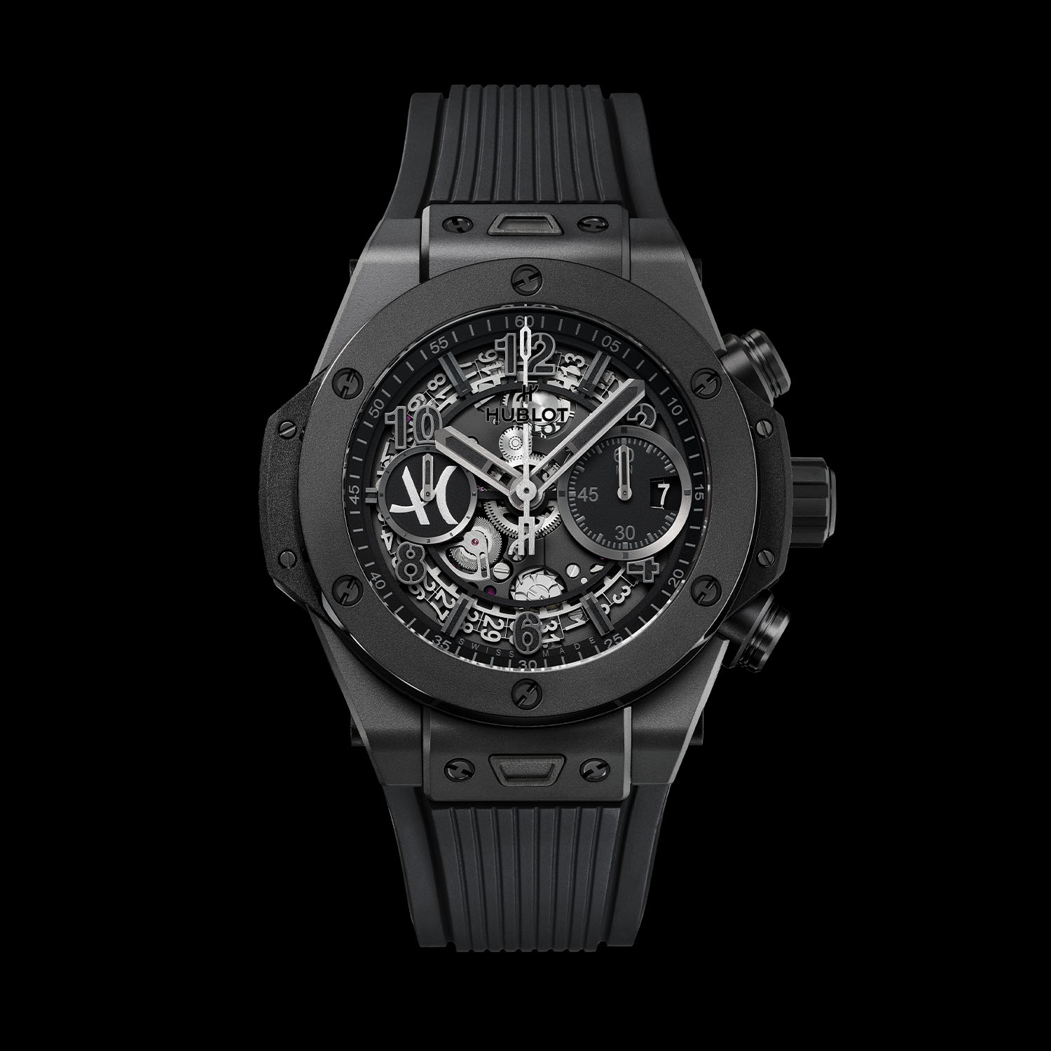 Andreas Caminada Hublot Big Bang Unico All Black Schloss Schauenstein Replika