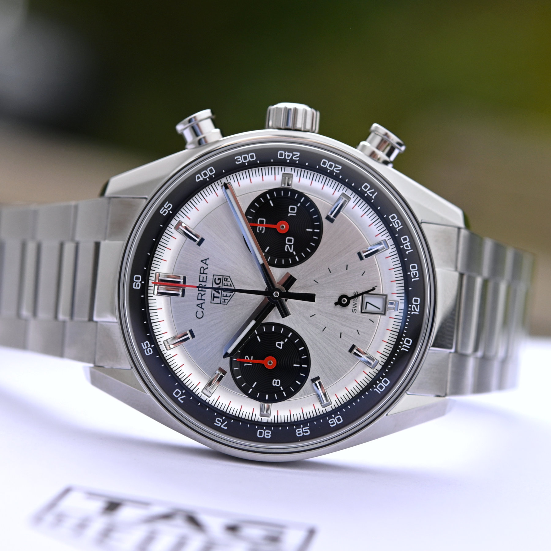 TAG Heuer Carrera Chronograph Glassbox Panda Urtavla Replika 