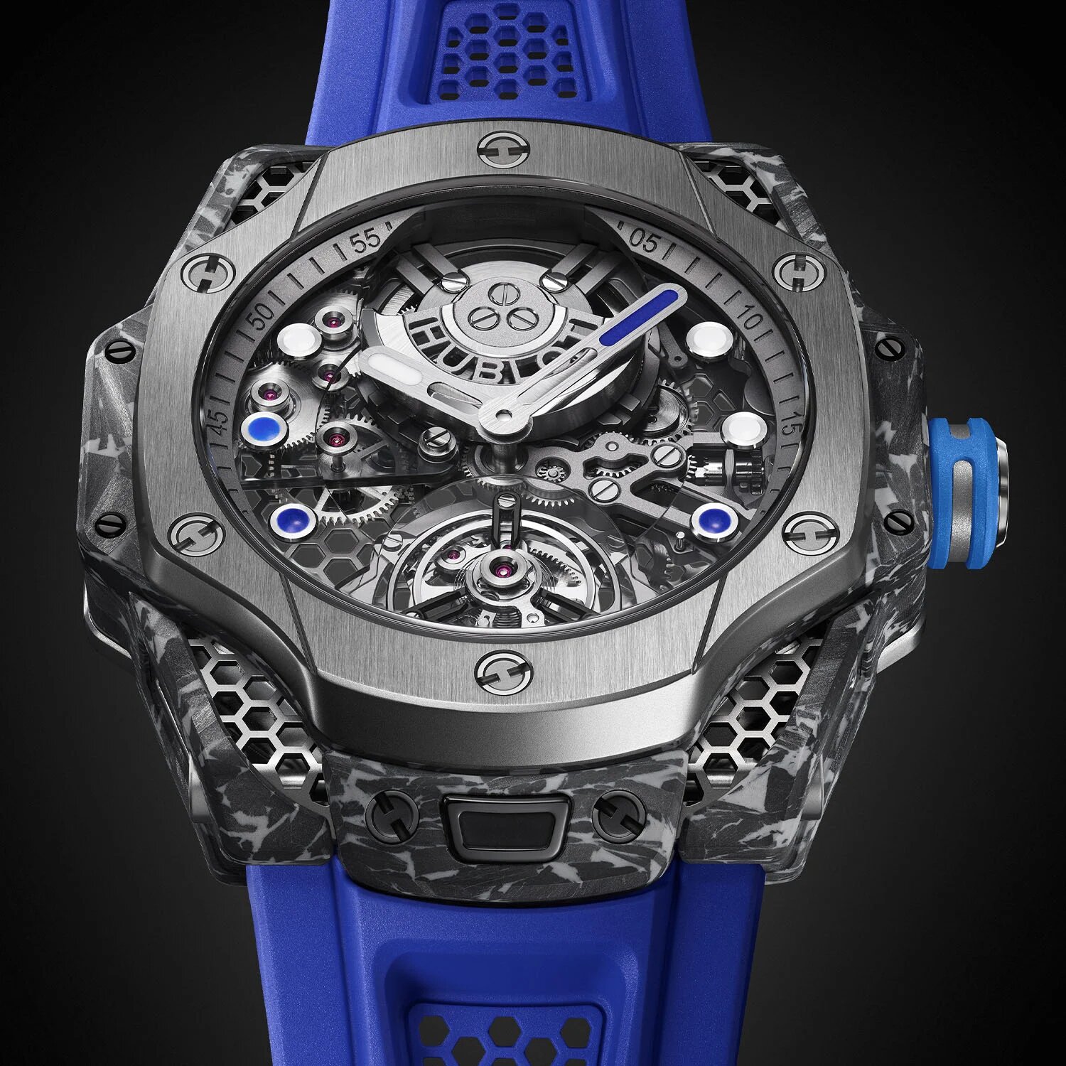 HUBLOT BIG BANG TOURBILLON CARBON SR A Replica